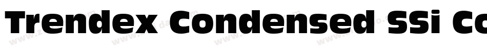 Trendex Condensed SSi Condensed字体转换